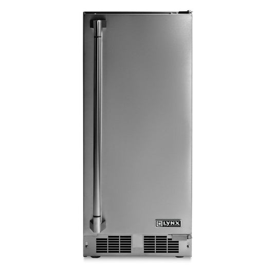 Lynx 15" Outdoor Clear Ice Machine with Reversible Door