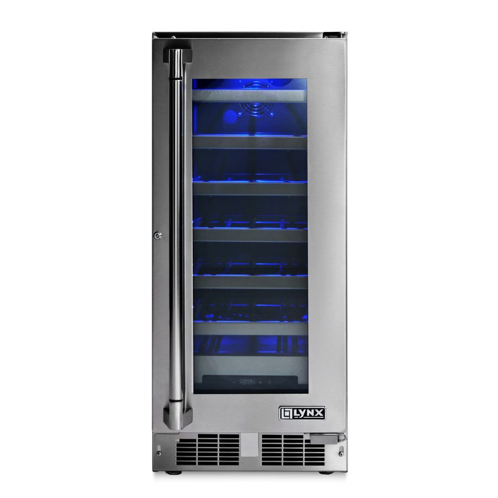 Lynx 15" Outdoor Wine Refrigerator with Reversible Door