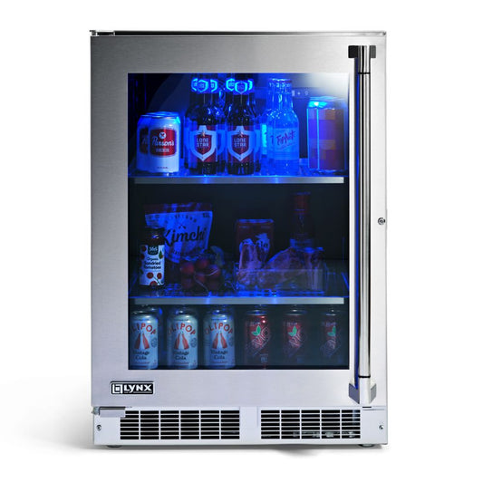 Lynx 24" Outdoor Beverage Center with Reversible Door