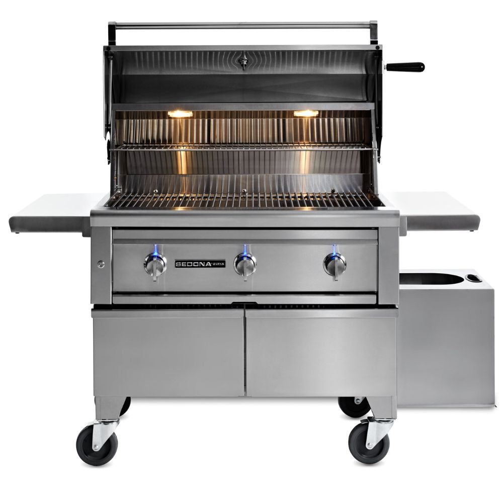 Lynx 36" Sedona Freestanding ADA Gas Grill with 1 ProSear & 2 Stainless Steel Burners