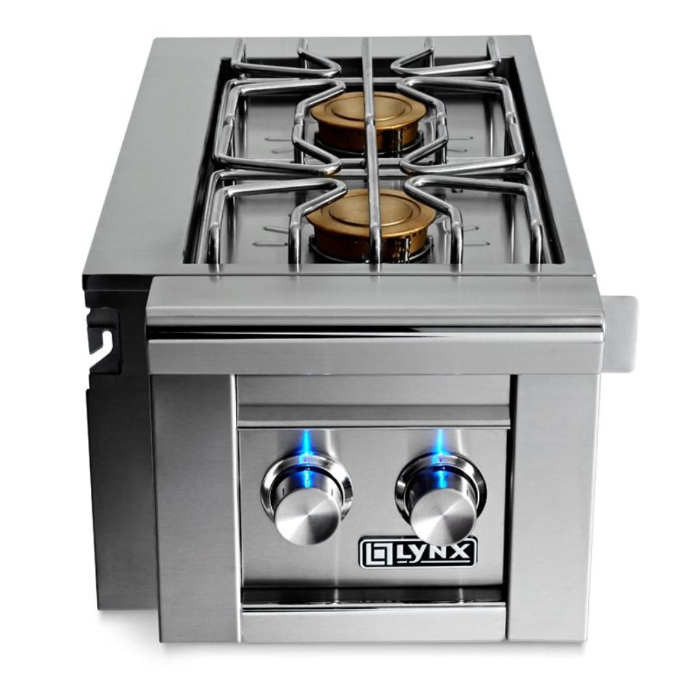 Lynx Professional Cart Mounted Double Side Burner