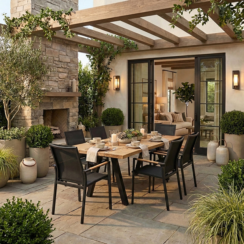 Live Edge 7pc Dining Set