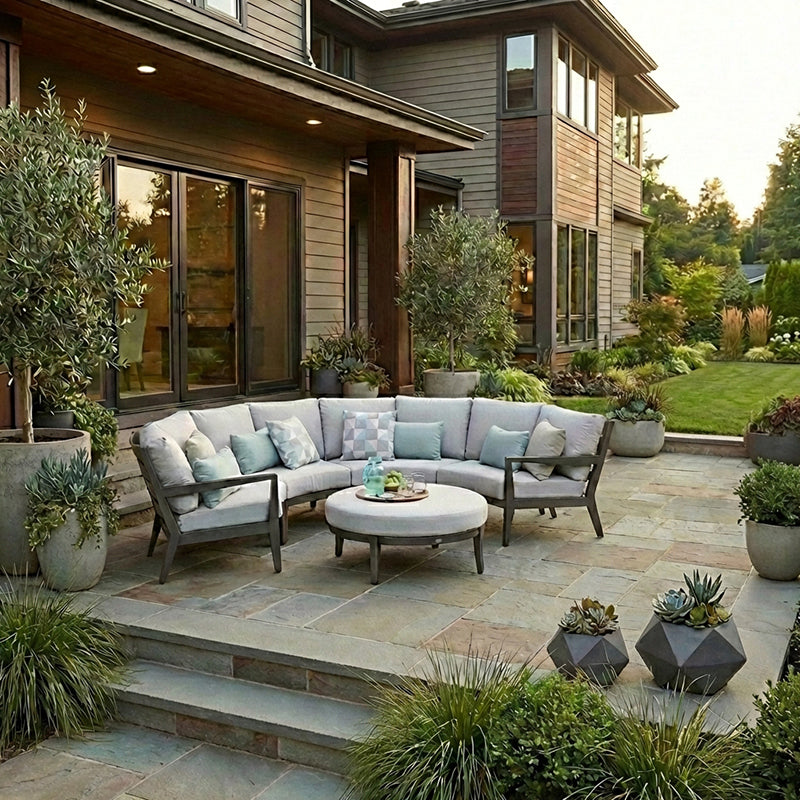 Lucia Wedge 4pc Sectional