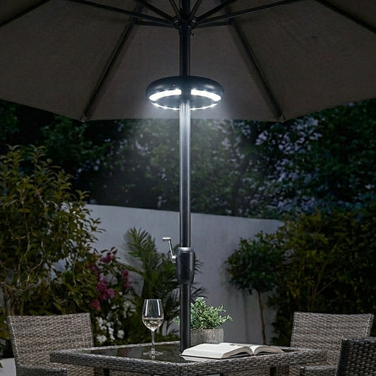 Luna LED Umbrella Light with Bluetooth Speaker
