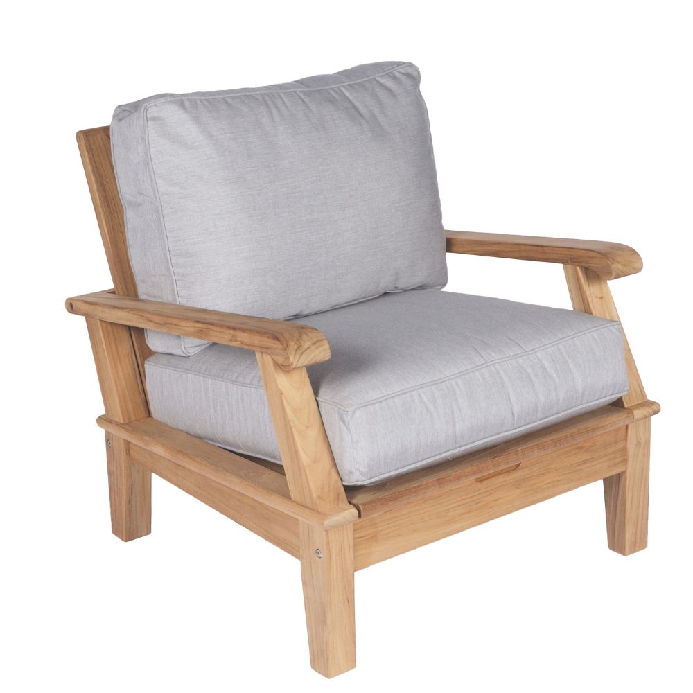 Miami Teak 3pc Club Set with Loveseat