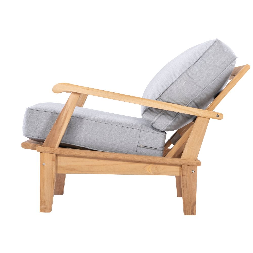 Miami Teak 3pc Club Set with Loveseat