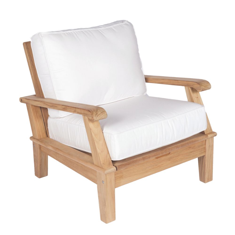 Miami Teak 3pc Club Set with Loveseat