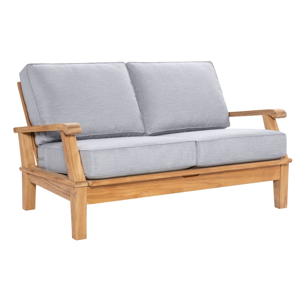 Miami Teak 3pc Club Set with Loveseat