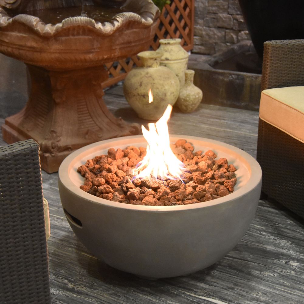 Nantucket Cast Concrete Fire Bowl