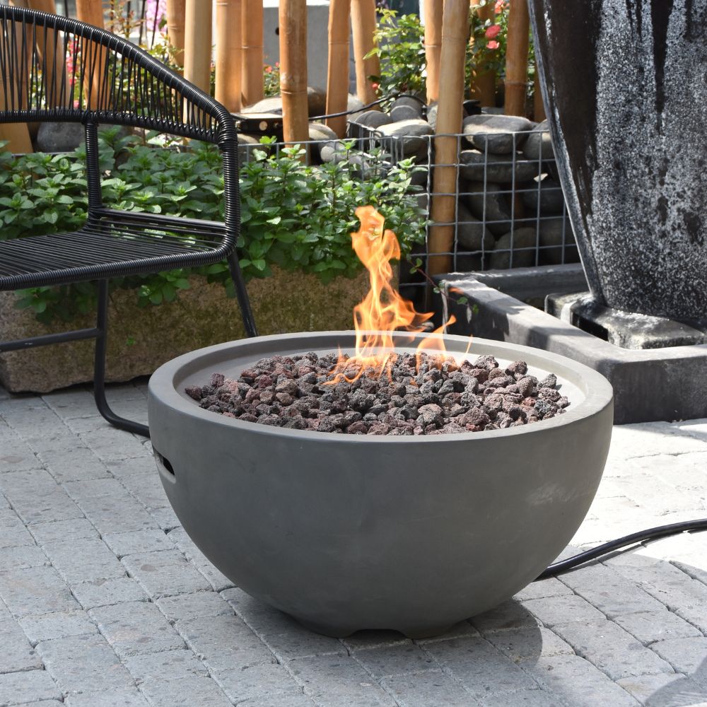 Nantucket Cast Concrete Fire Bowl