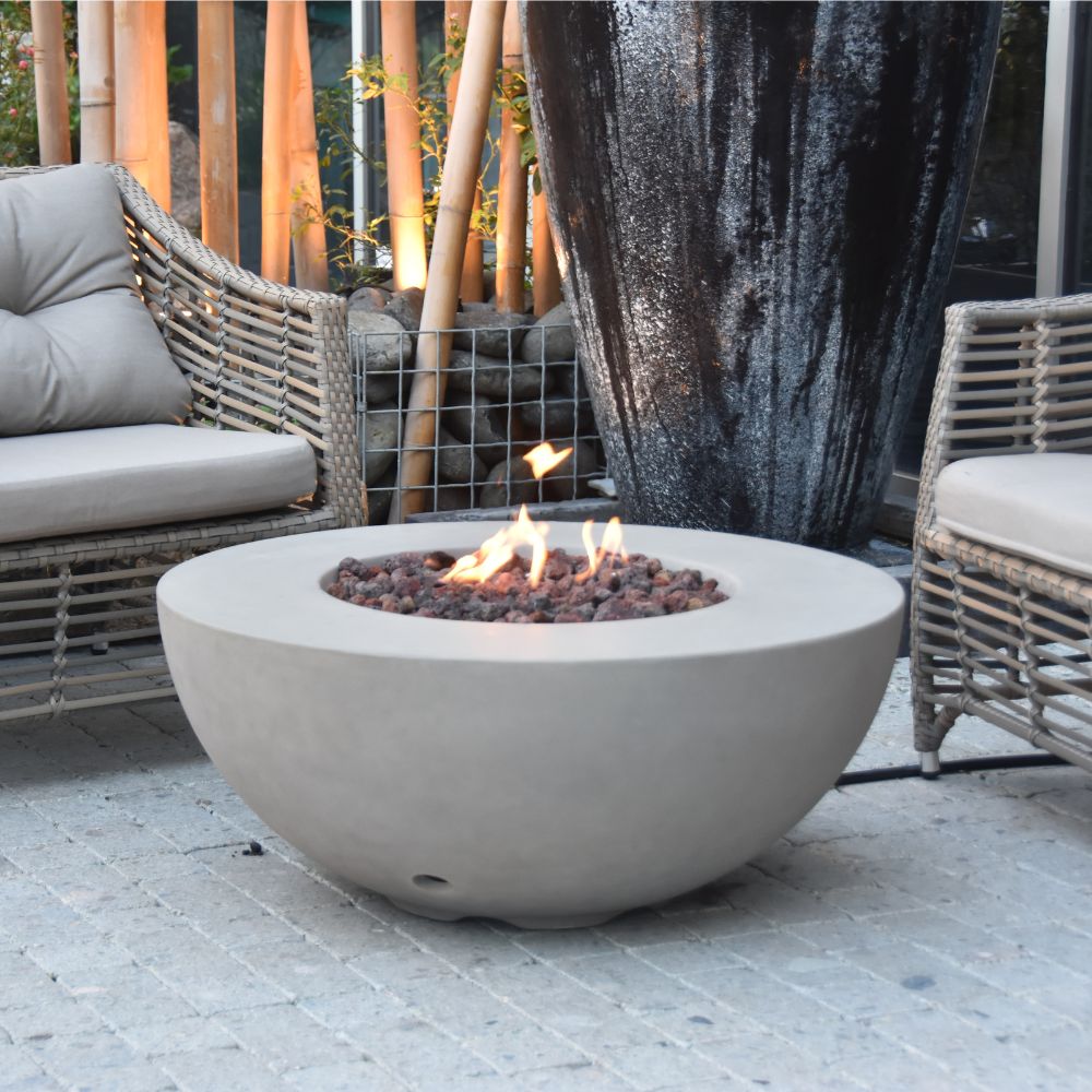 Roca Cast Concrete Fire Table