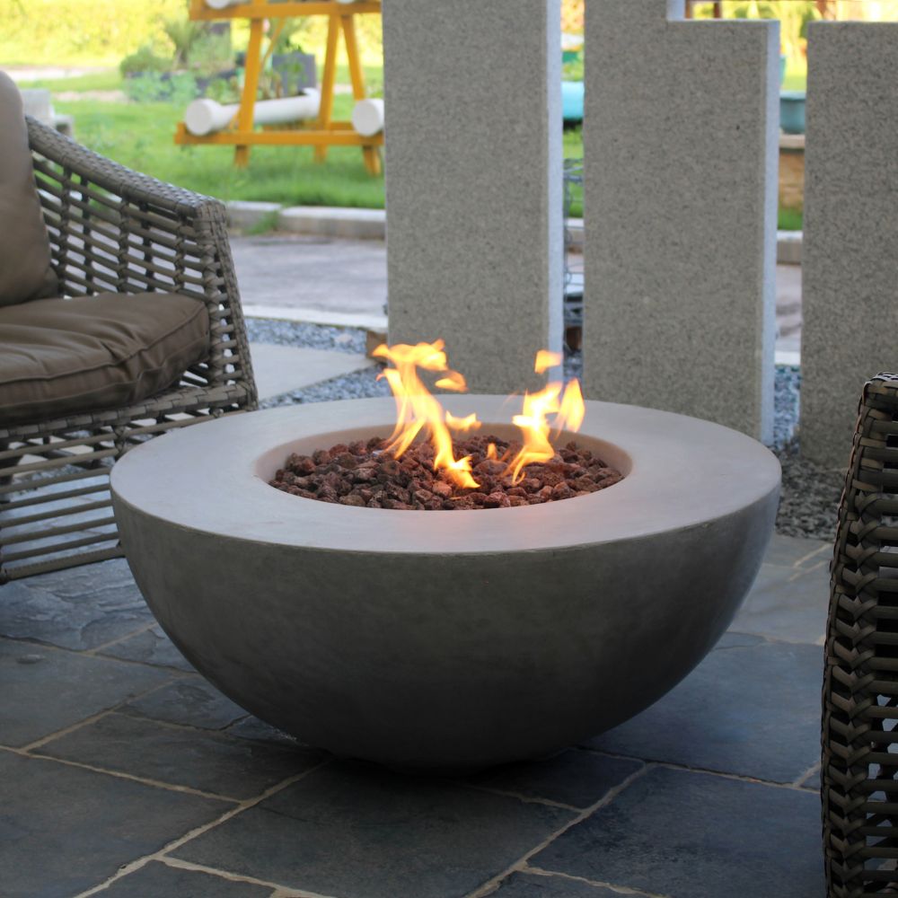 Roca Cast Concrete Fire Table