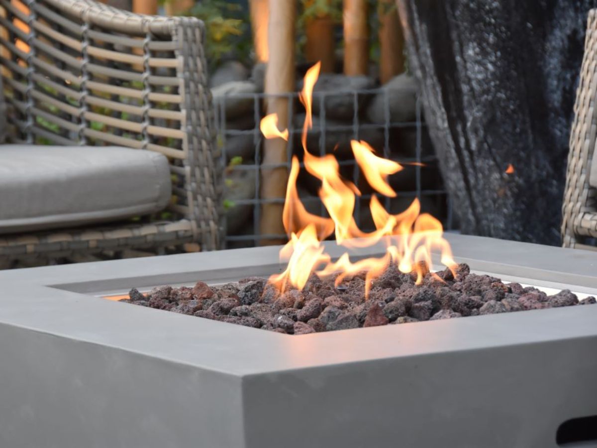 Westport Cast Concrete Fire Table