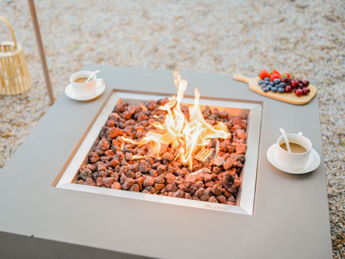 Westport Cast Concrete Fire Table