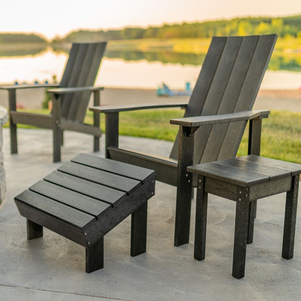 Modern Adirondack Footstool