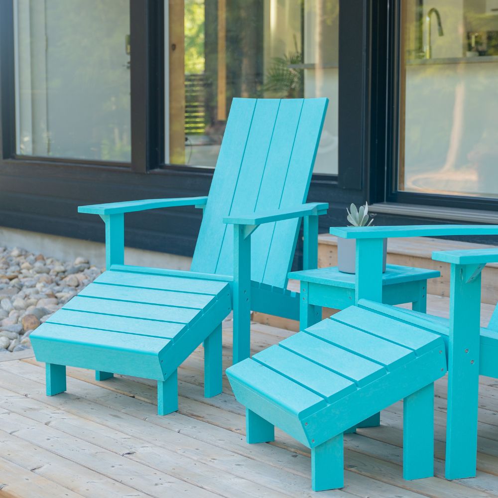 Modern Adirondack Footstool