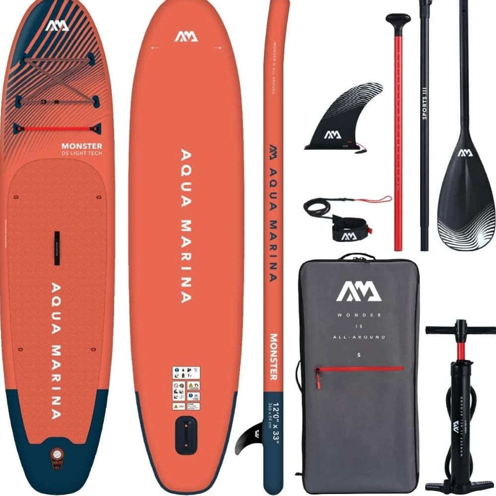 MONSTER 12: All-Around Inflatable Stand Up Paddle Board
