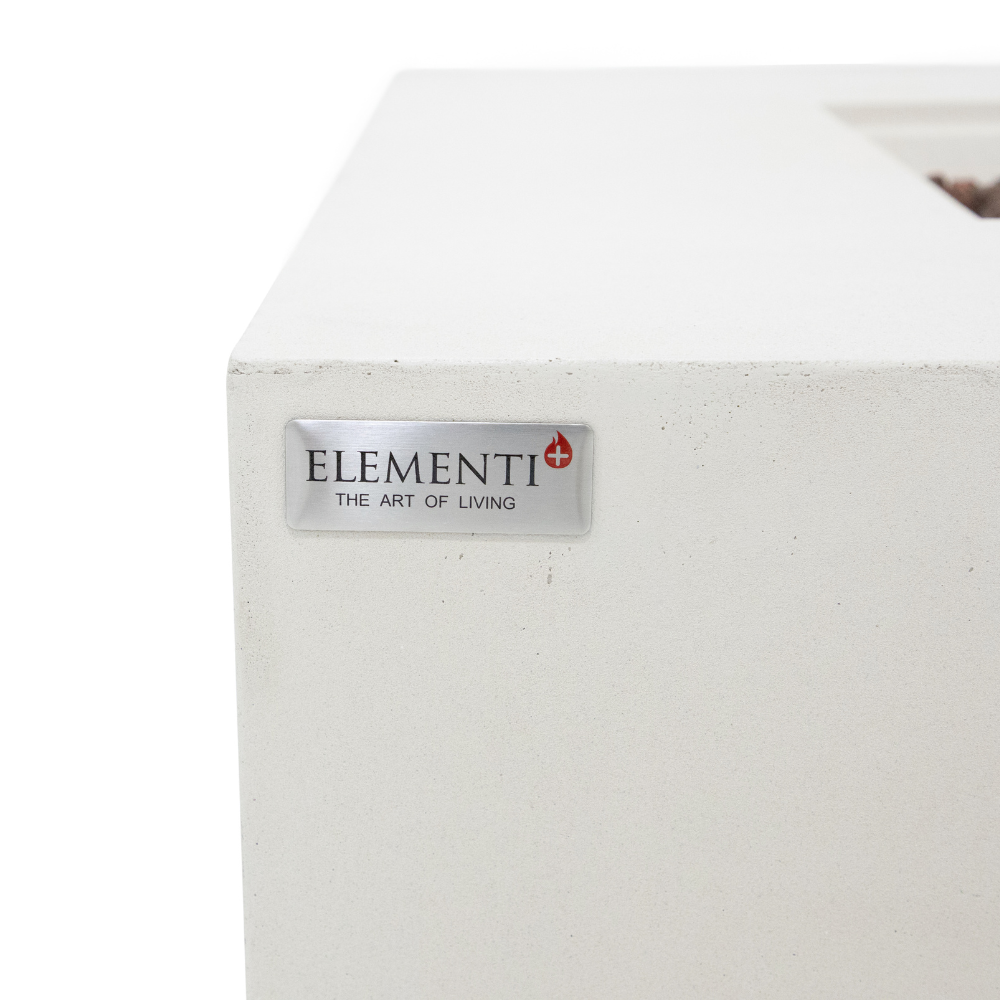 Madison Sandstone Cream White Fire Table