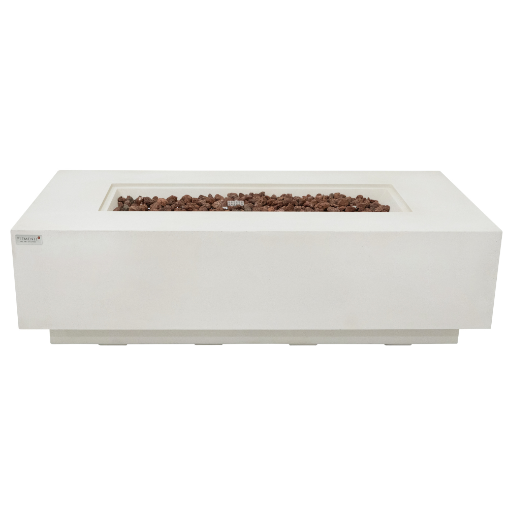 Madison Sandstone Cream White Fire Table