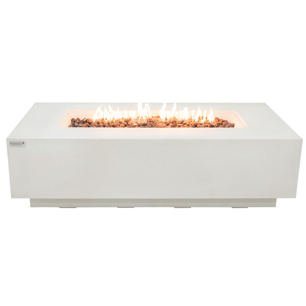 Madison Sandstone Cream White Fire Table