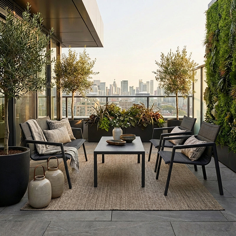 Milos 4pc Loveseat Club Set