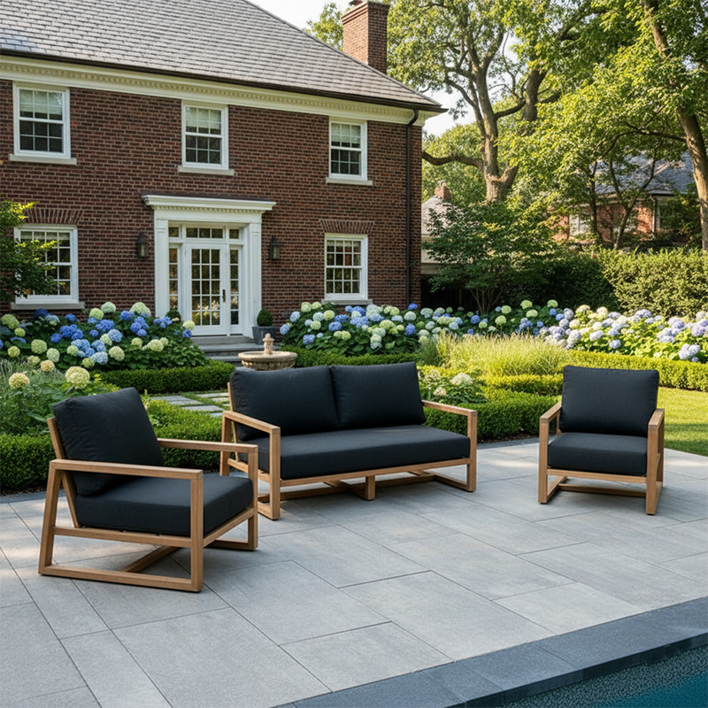 Minster 3pc Loveseat Club Set