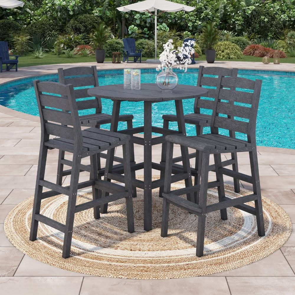 Napa 6pc Bar Set with 40" Round Table