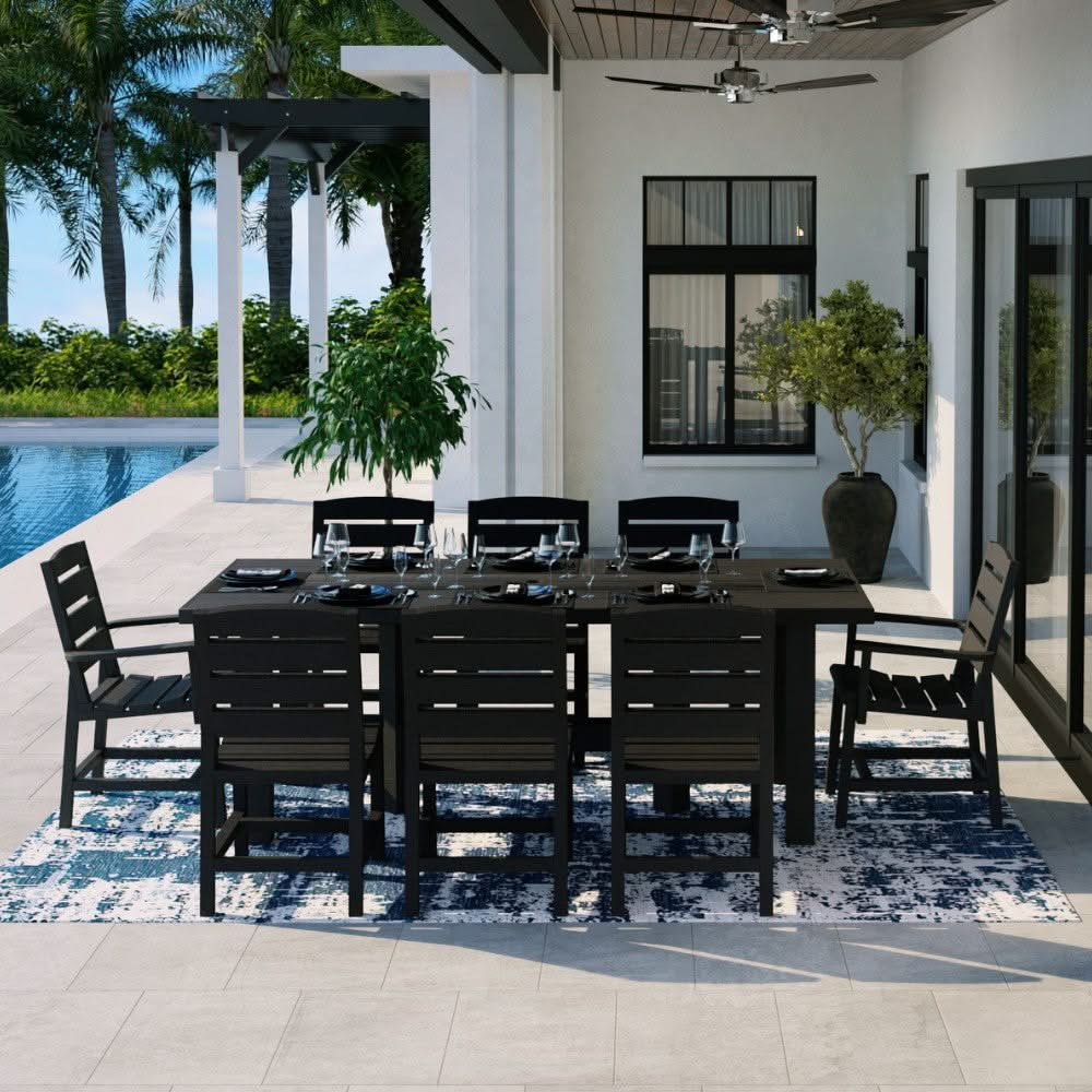 Napa 9pc Dining Set with 84" Table