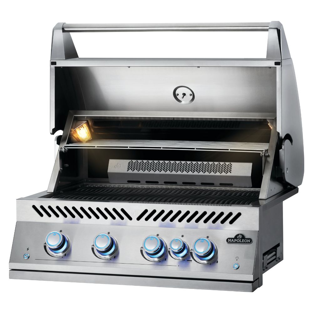 Napoleon Oasis 200 Bundle with Infrared Rear Burner Gas Grill Island - Stainless Steel