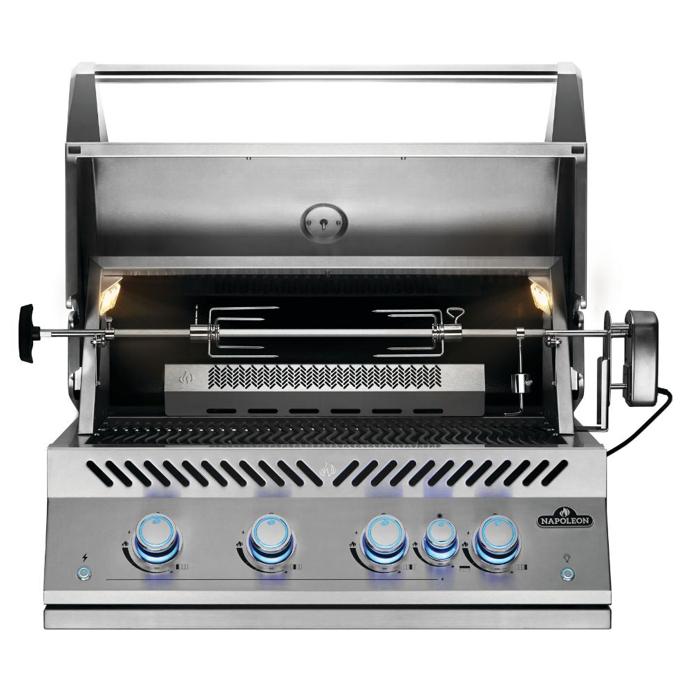 Napoleon Oasis 200 Bundle with Infrared Rear Burner Gas Grill Island - Stainless Steel