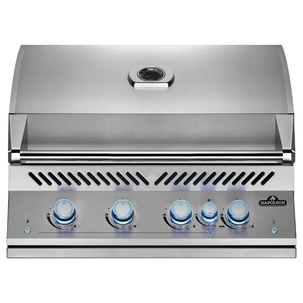 Napoleon Oasis 200 Bundle with Infrared Rear Burner Gas Grill Island - Stainless Steel