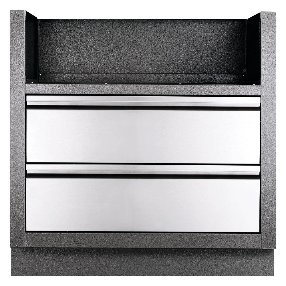 Napoleon Oasis 200 Bundle with Infrared Rear Burner Gas Grill Island - Stainless Steel