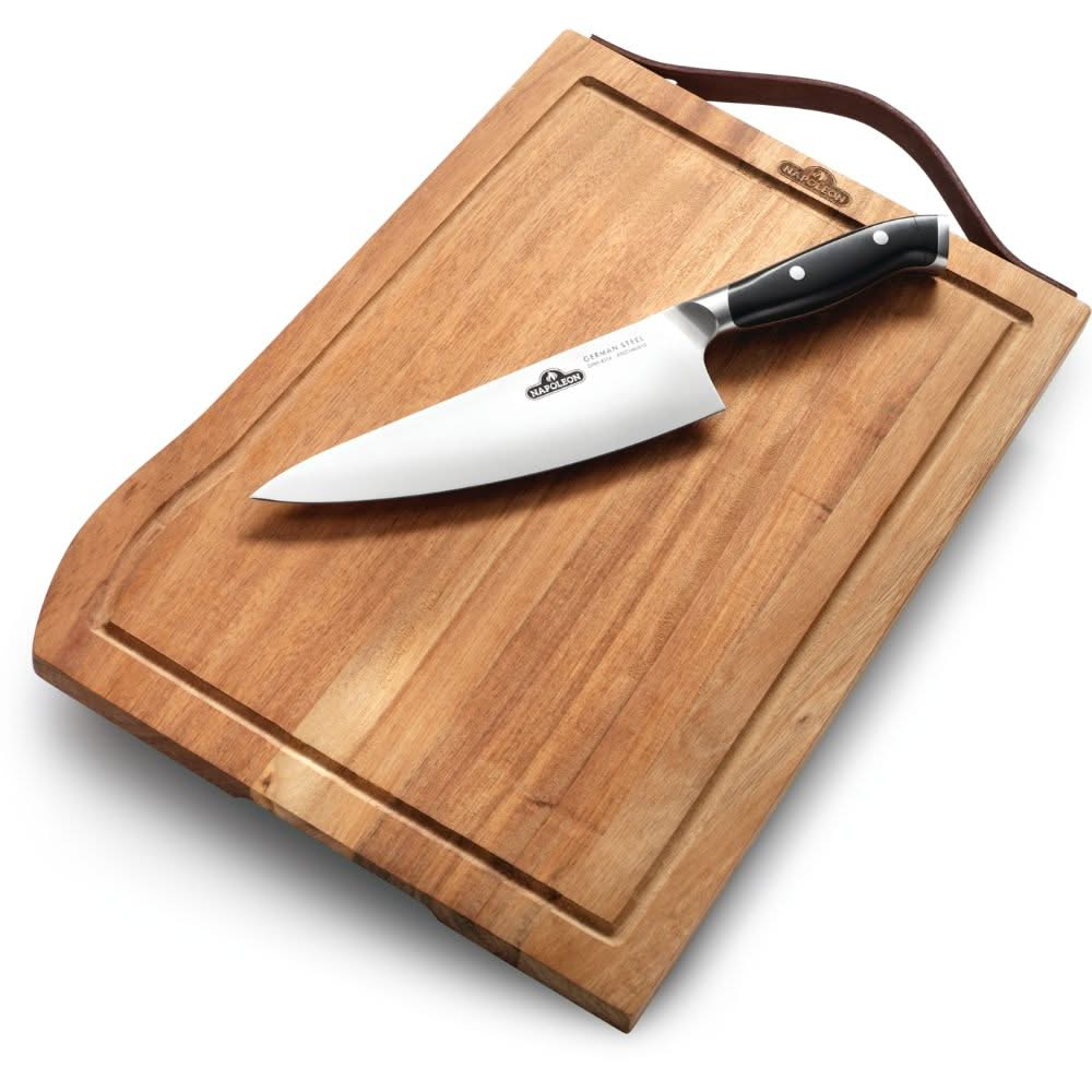 Napoleon Premium Cutting Board & Knife Set