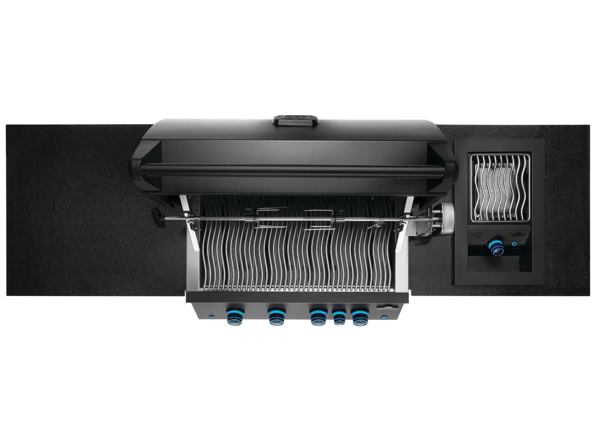 Napoleon Oasis 300 Bundle Built-In 700 Series 32 Gas Grill Island - Matte Black