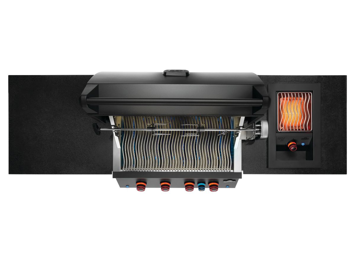 Napoleon Oasis 301 Island Bundle with Built-In 700 Series 32 - Matte Black