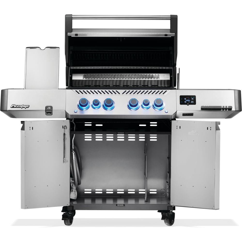 Napoleon Prestige 500 Connect with Infrared Side & Rear Burner Gas Grill - Stainless Steel