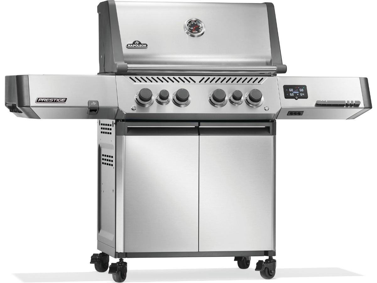 Napoleon Prestige 500 Connect with Infrared Side & Rear Burner Gas Grill - Stainless Steel