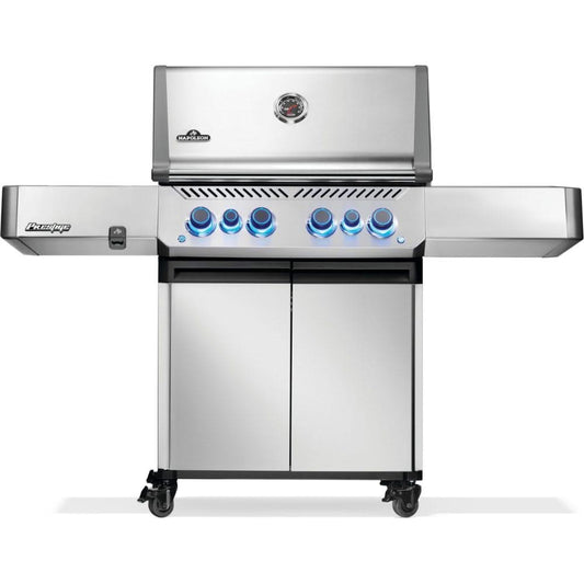 Napoleon Prestige 500 with Infrared Side & Rear Burner Gas Grill - Stainless Steel