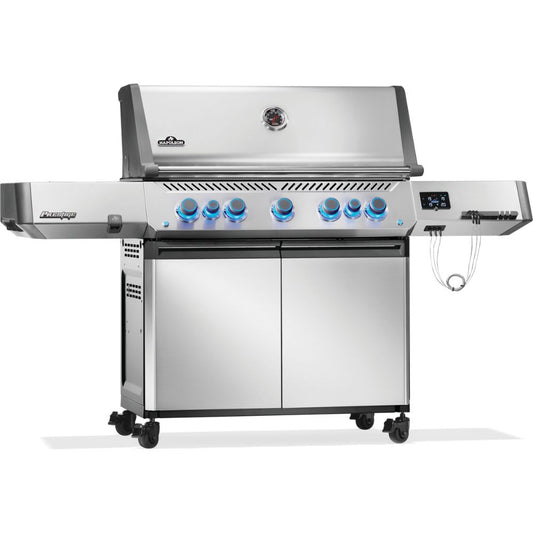 Napoleon Prestige 665 Connect with Infrared Side and Rear Burner Gas Grill - Stainless Steel