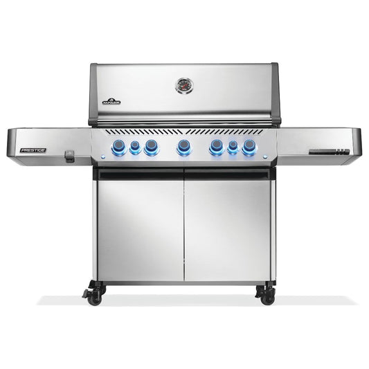 Napoleon Prestige 665 with Infrared Side & Rear Burner Gas Grill - Stainless Steel