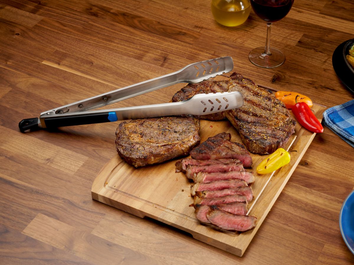 Napoleon Pull-Lock Stainless Steel Tongs