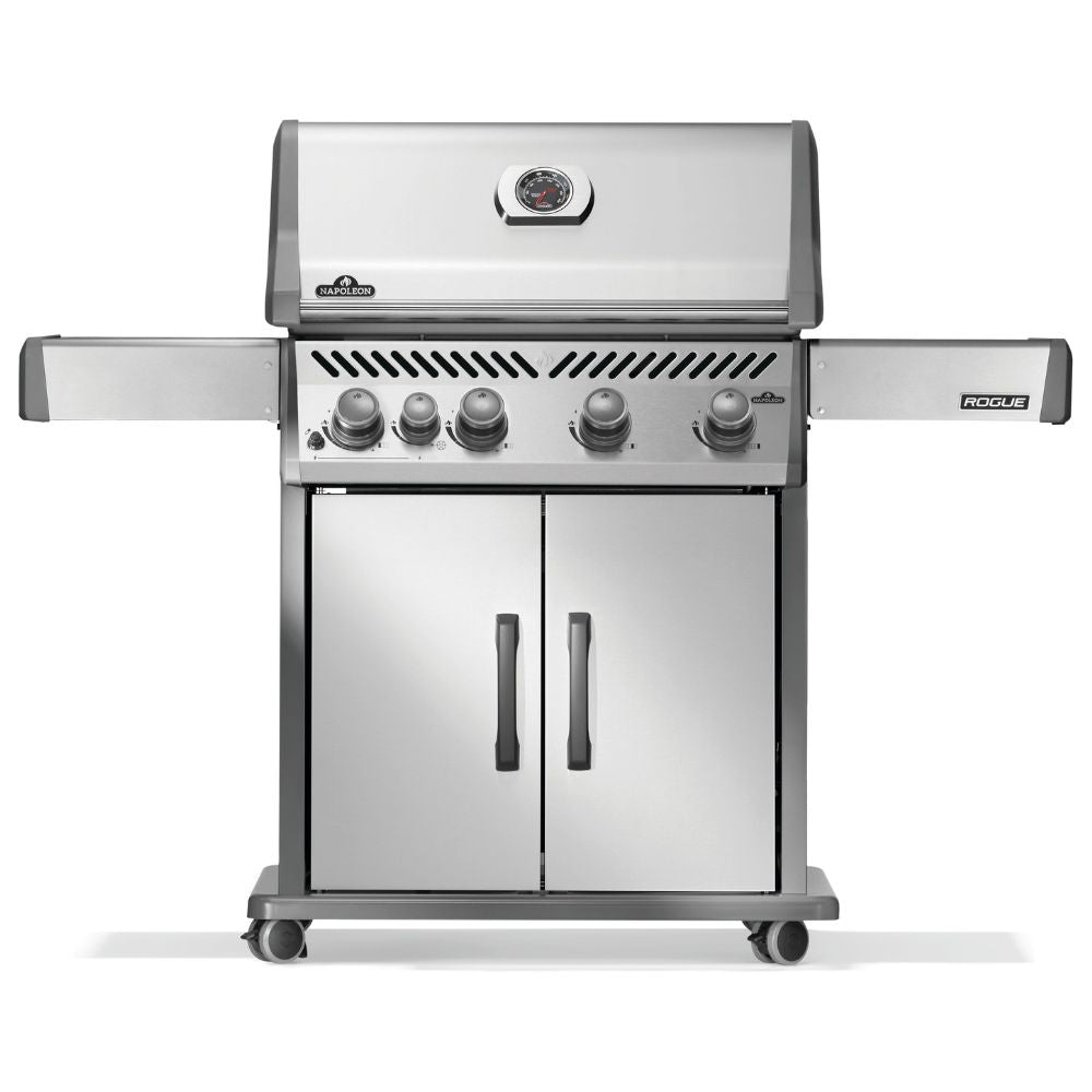 Napoleon Rogue 525 with Range Side Burner Gas Grill - Stainless Steel - Propane