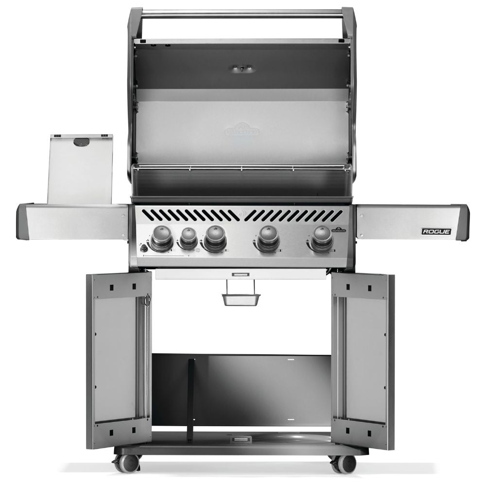 Napoleon Rogue 525 with Range Side Burner Gas Grill - Stainless Steel - Propane