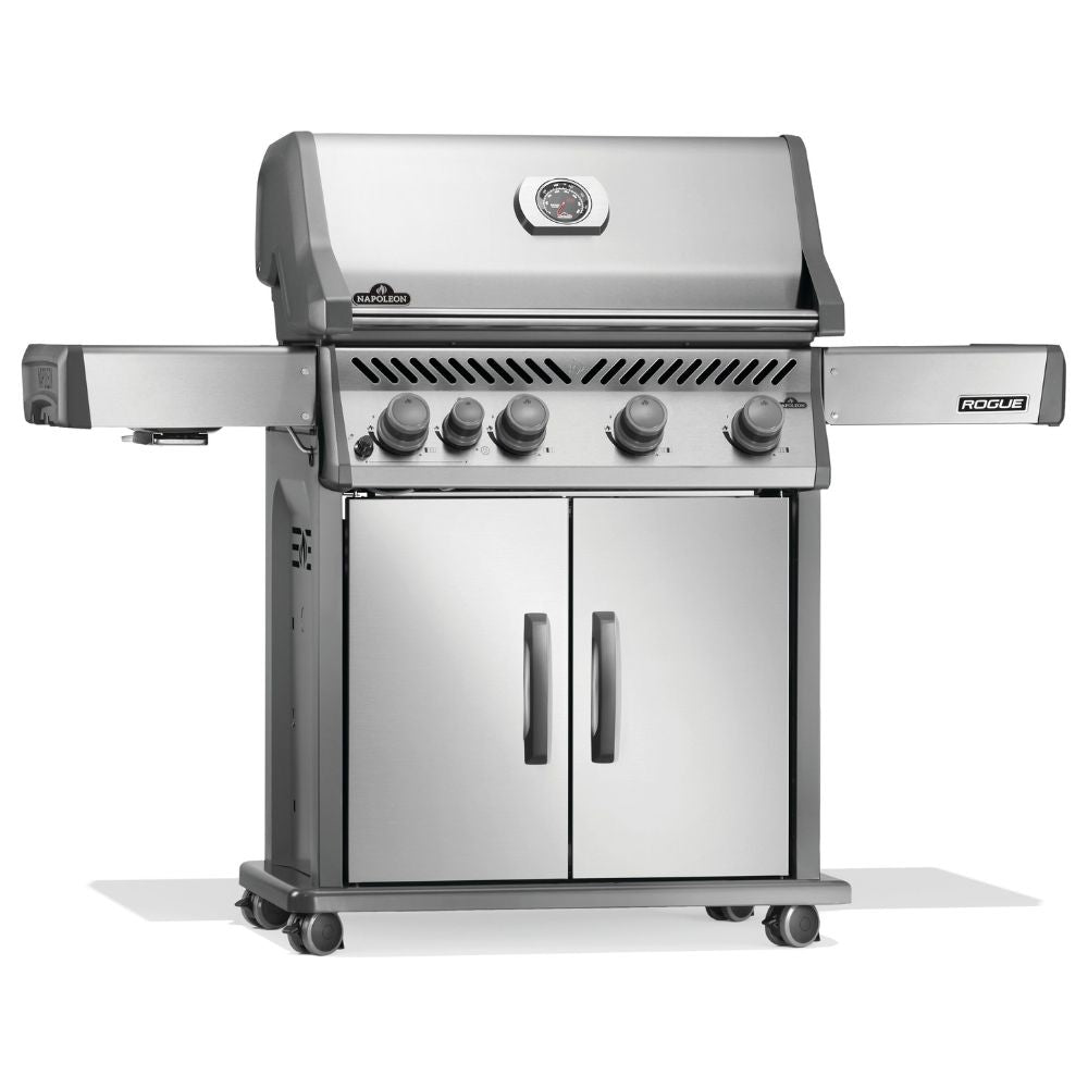 Napoleon Rogue 525 with Range Side Burner Gas Grill - Stainless Steel - Propane