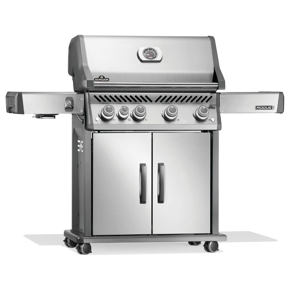 Napoleon Rogue PRO 525 with Infrared Side Burner Gas Grill - Stainless Steel