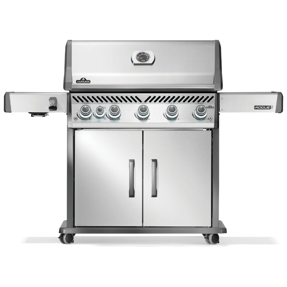 Napoleon Rogue PRO 625 with Infrared Side Burner Gas Grill - Stainless Steel