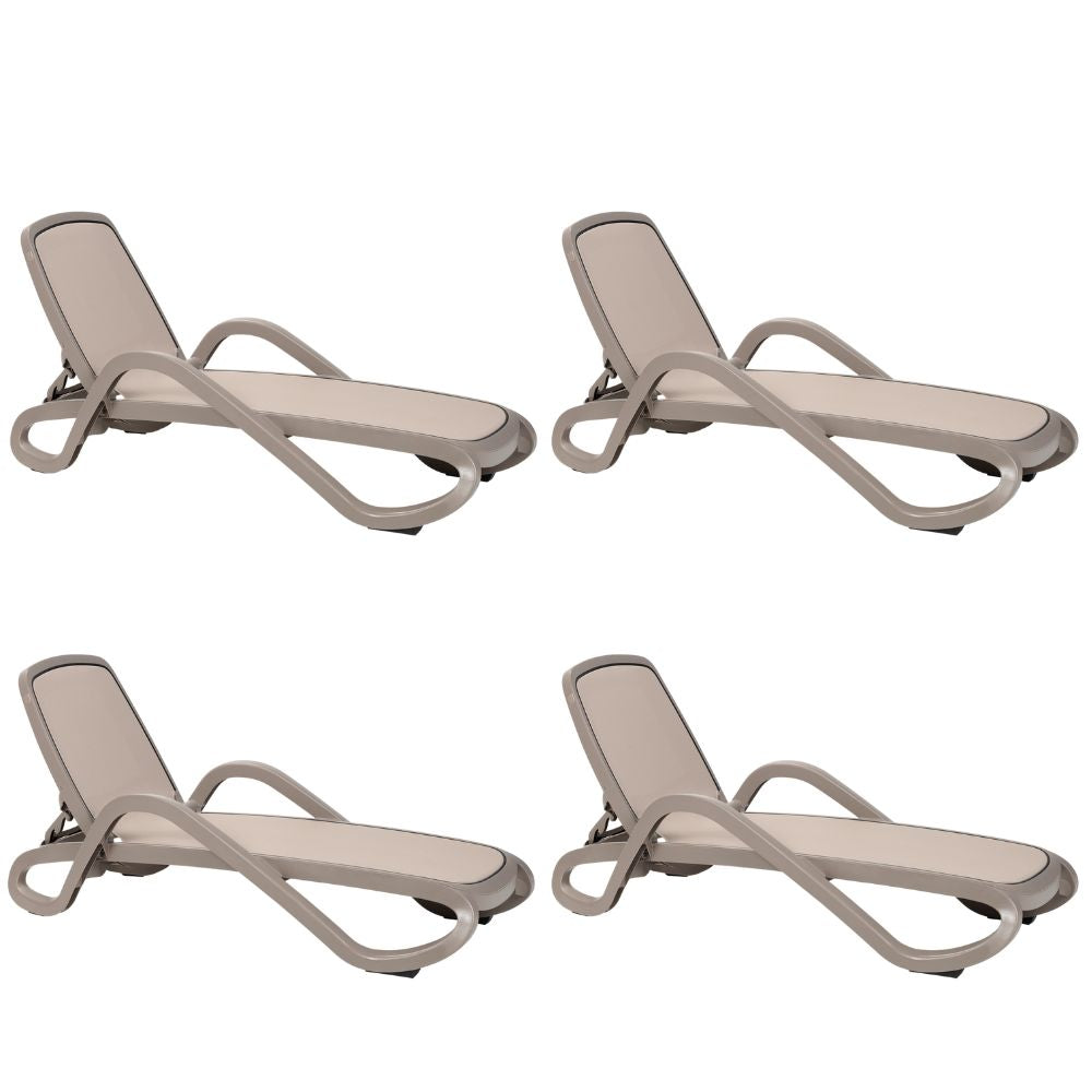 Alfa Chaise Lounge - Set of 4