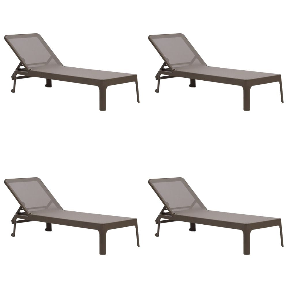 Plano Chaise Lounge - Set of 4