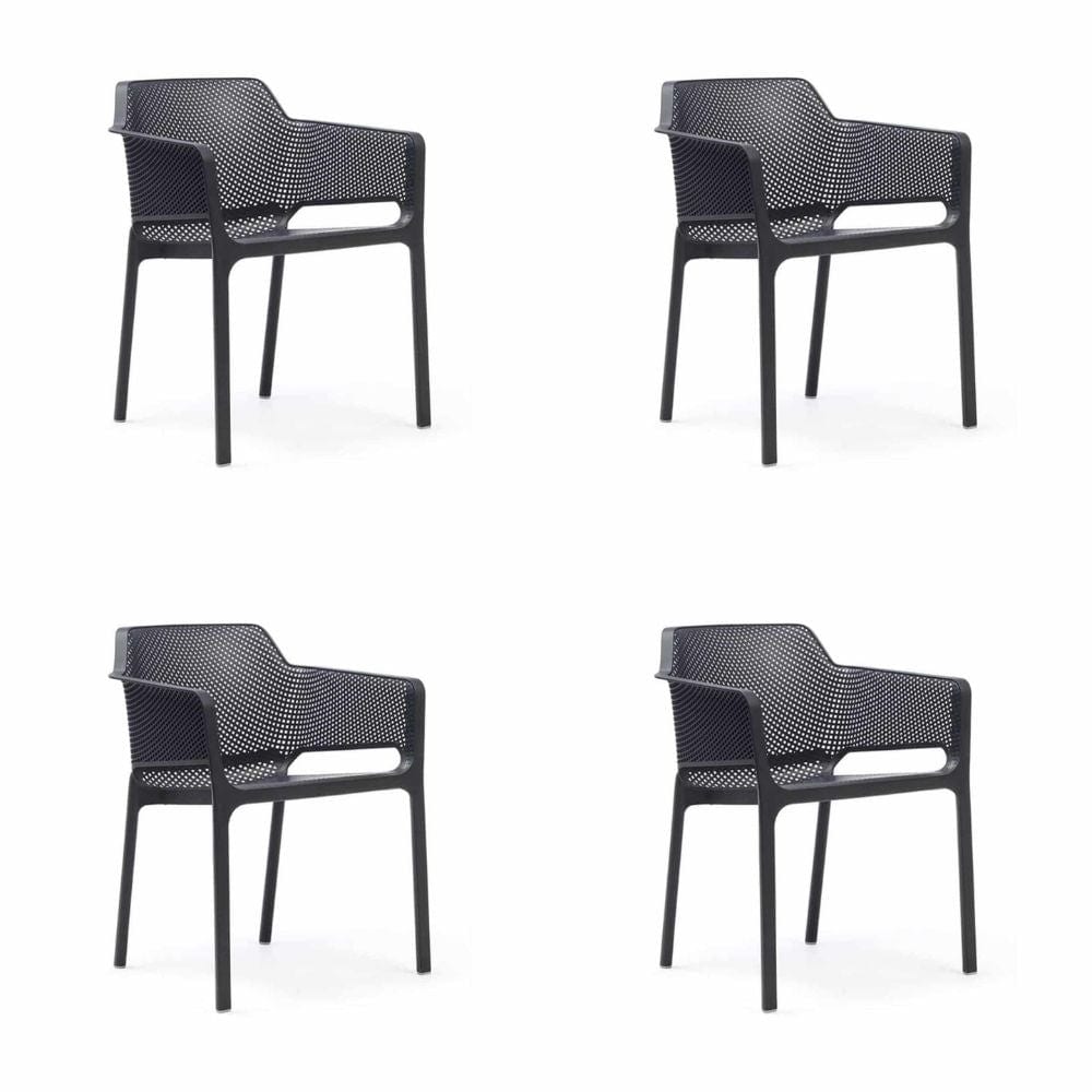 Net Dining Arm Chair - Set of 4