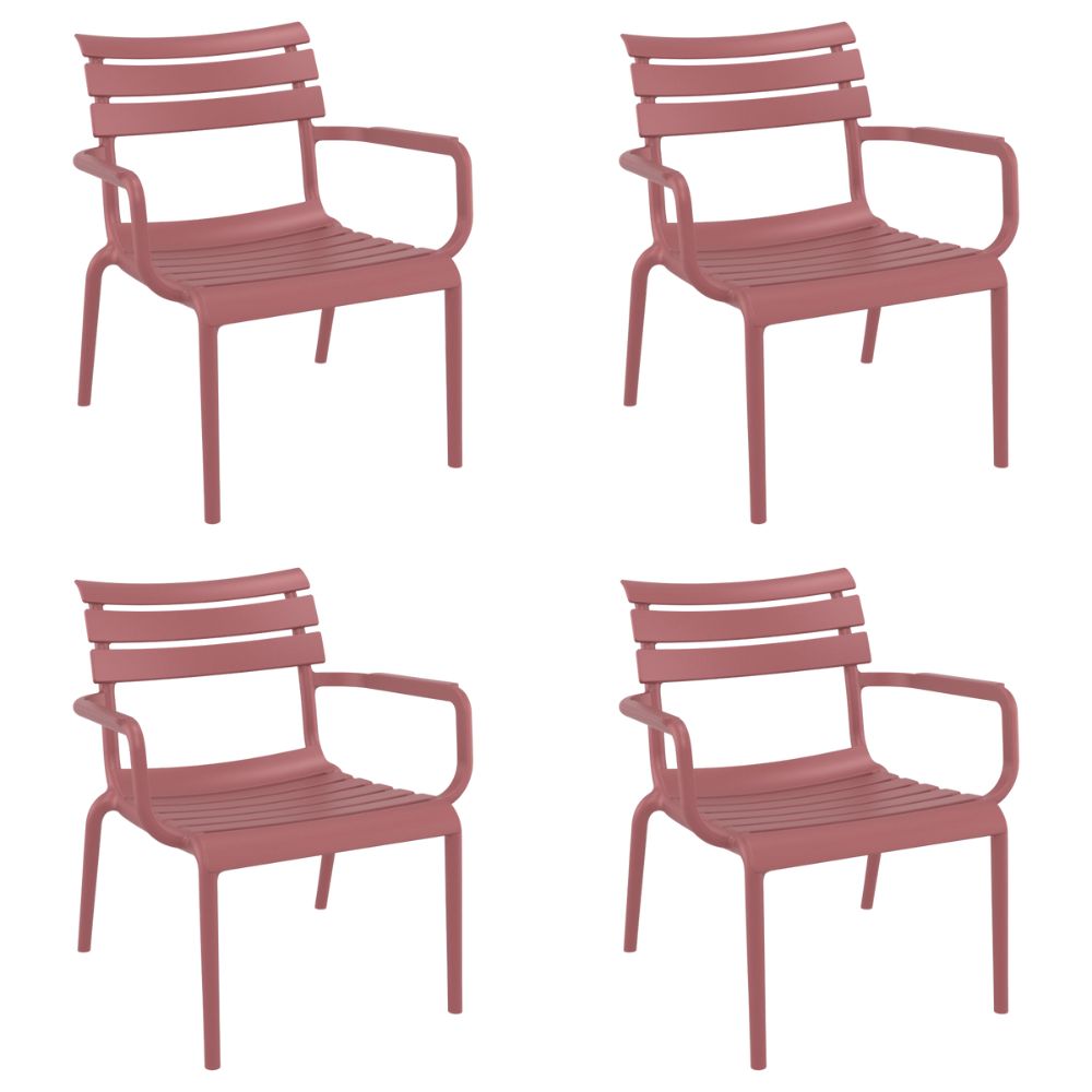 Paris Lounge Club Chair - Set of 4